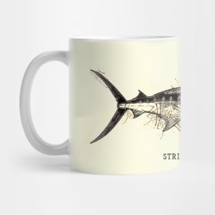 Striped Marlin Vintage Art for the Ocean Lovers and Extreme Anglers / Gifts for Fisherman Mug